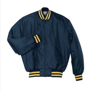 HOLLOWAY Men's Navy/Light Gold/White Full Zip Heritage Jacket